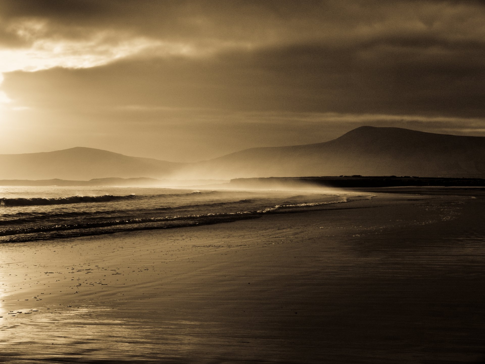 mer sable vagues paysage