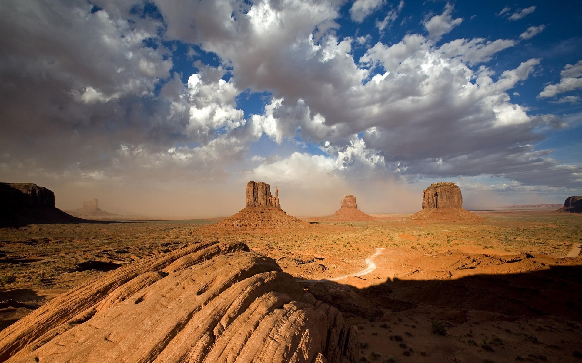 desierto cielo piedras