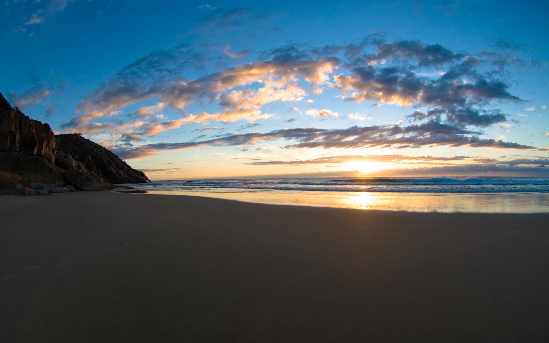 landscape beach sand shore sea ocean water sky