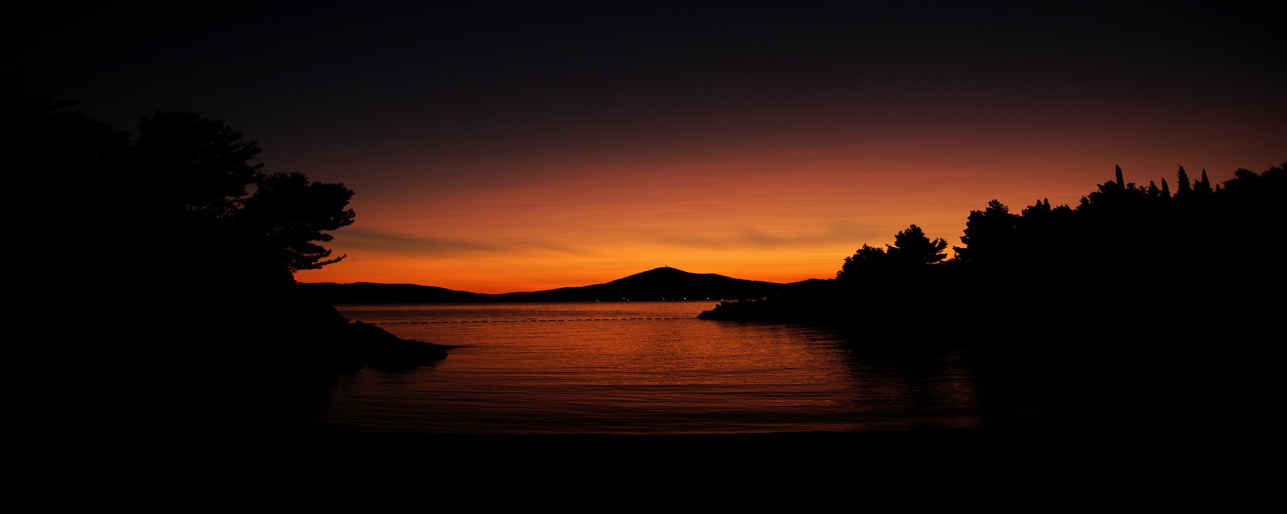 soir eau rivière lac nuit paysages photo