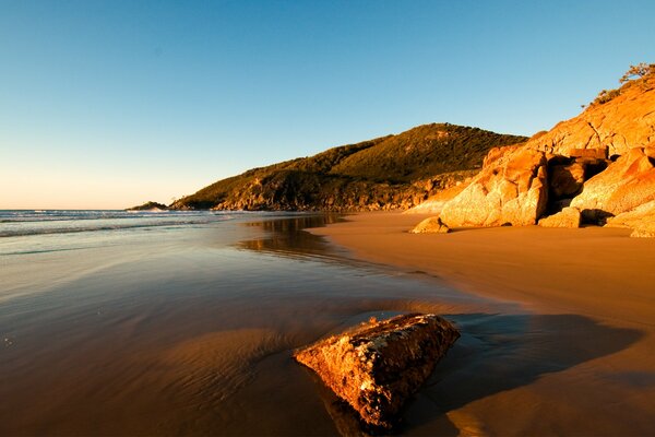 Sunny day on the seashore