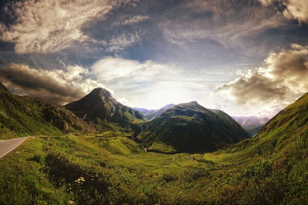 Switzerland and the Alps a cool image