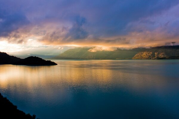 Sunrise over New Zealand