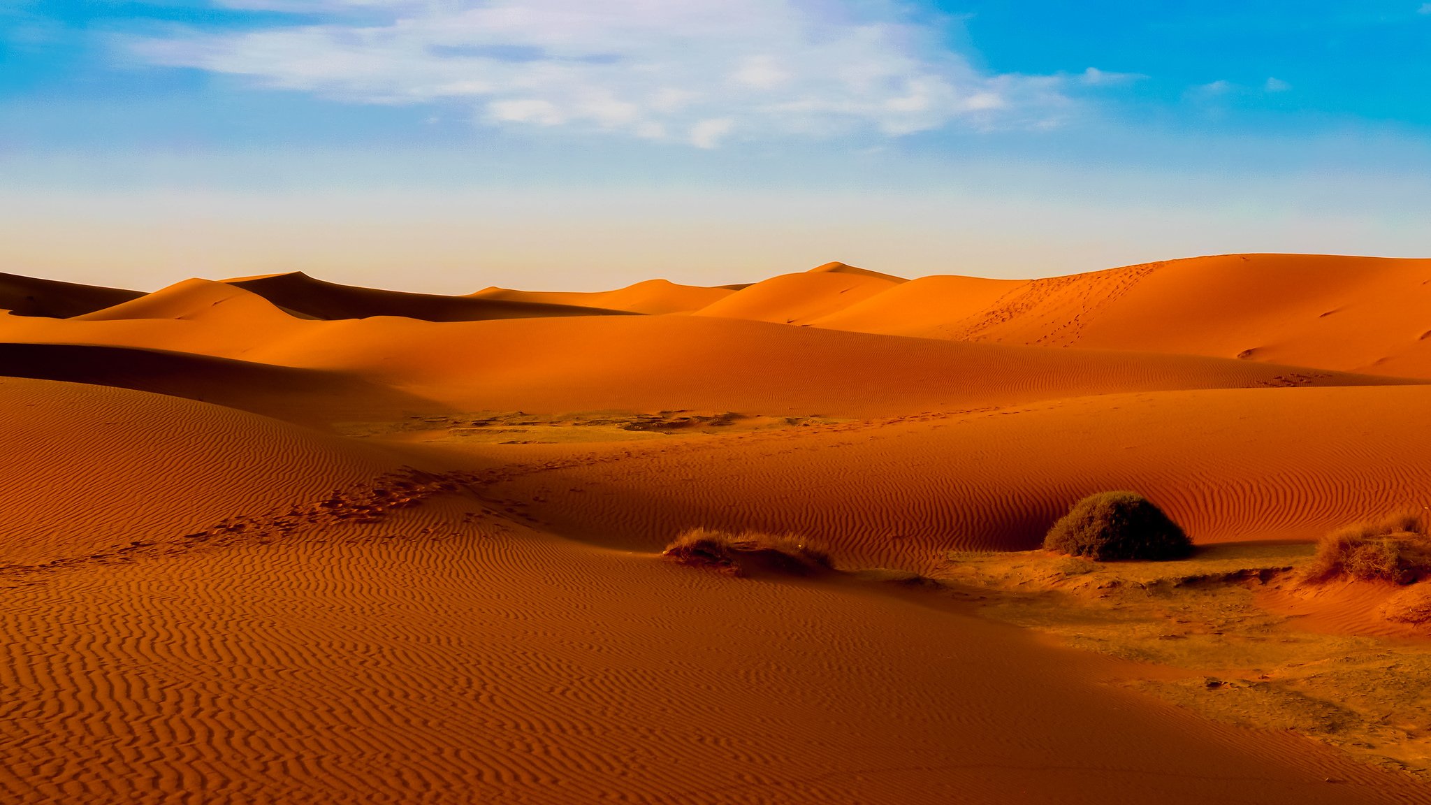 ky clouds desert sand dune