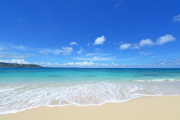 Sable de mer et belle plage