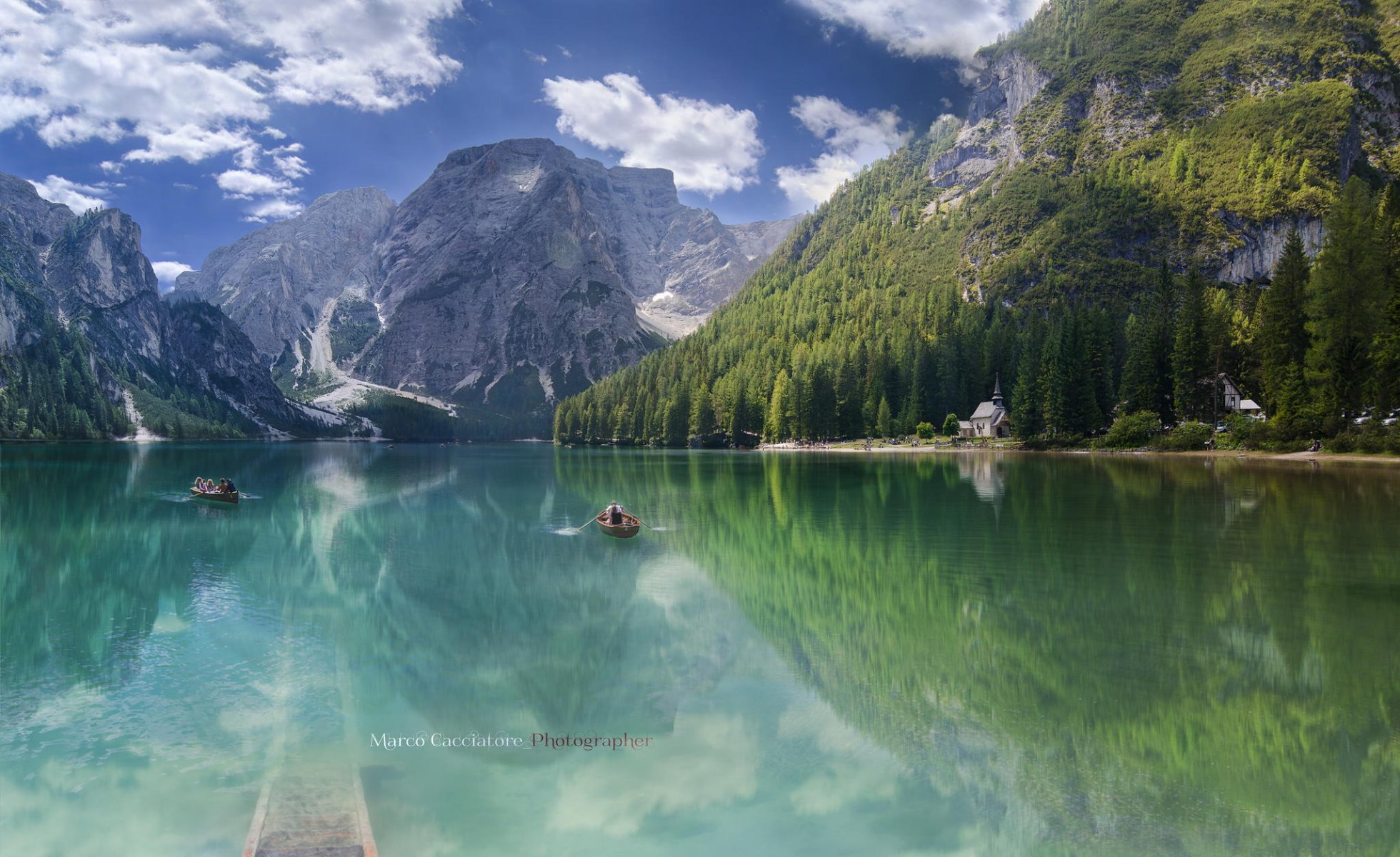 mountain nature lake forest tree landscape