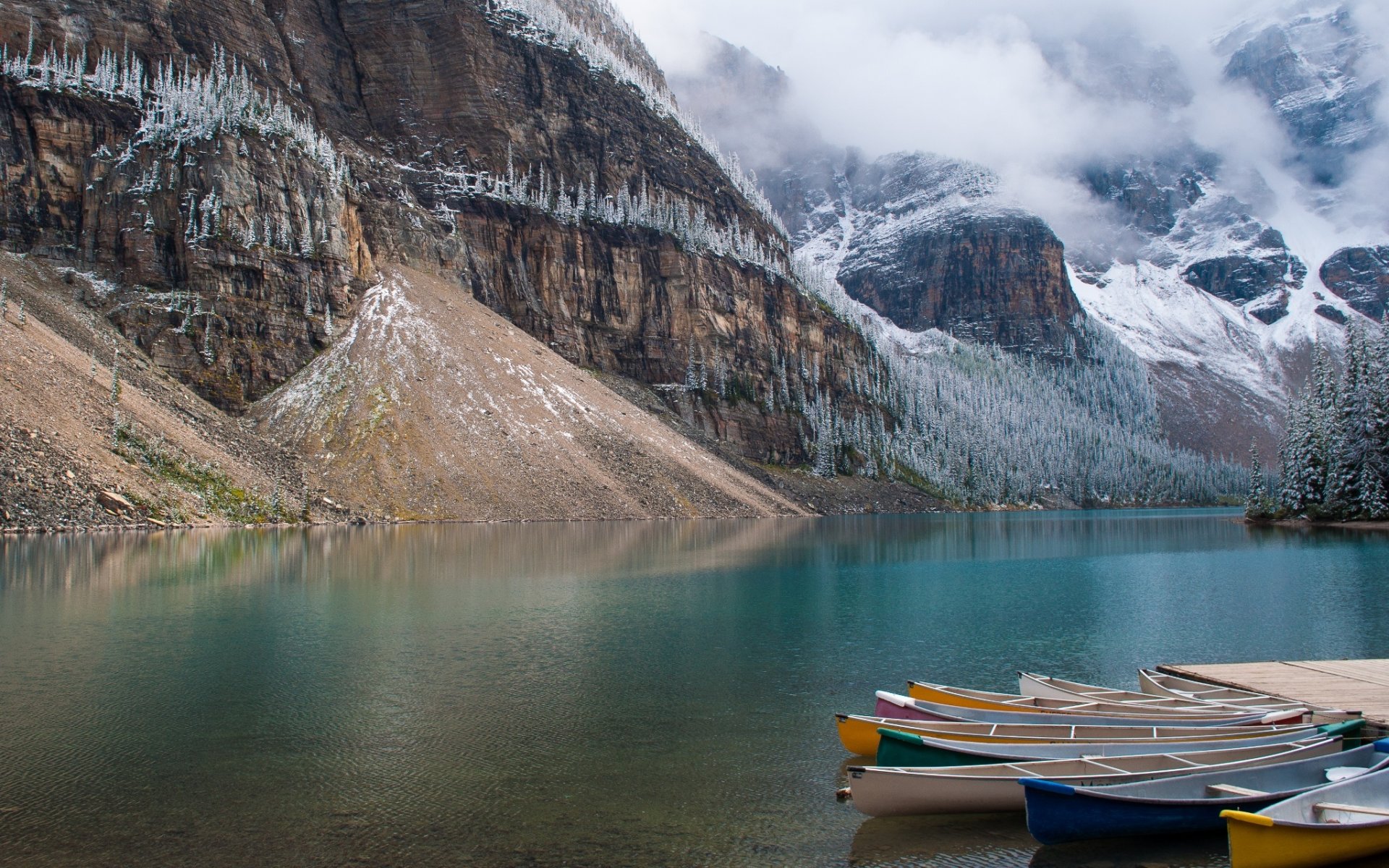 canada montagne alberi foresta natura lago