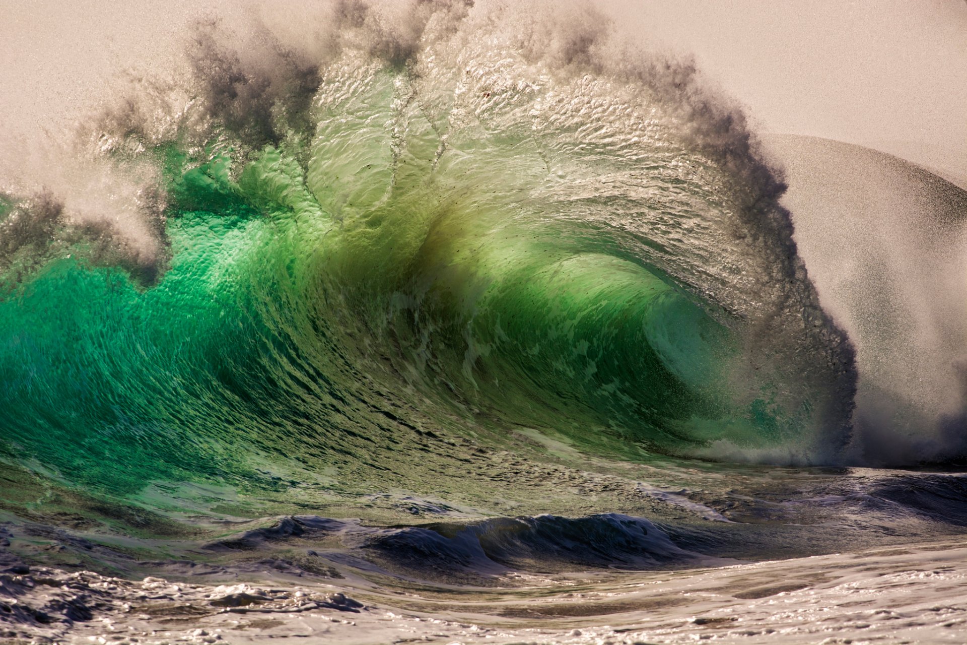 nature sea ocean wave spray drop