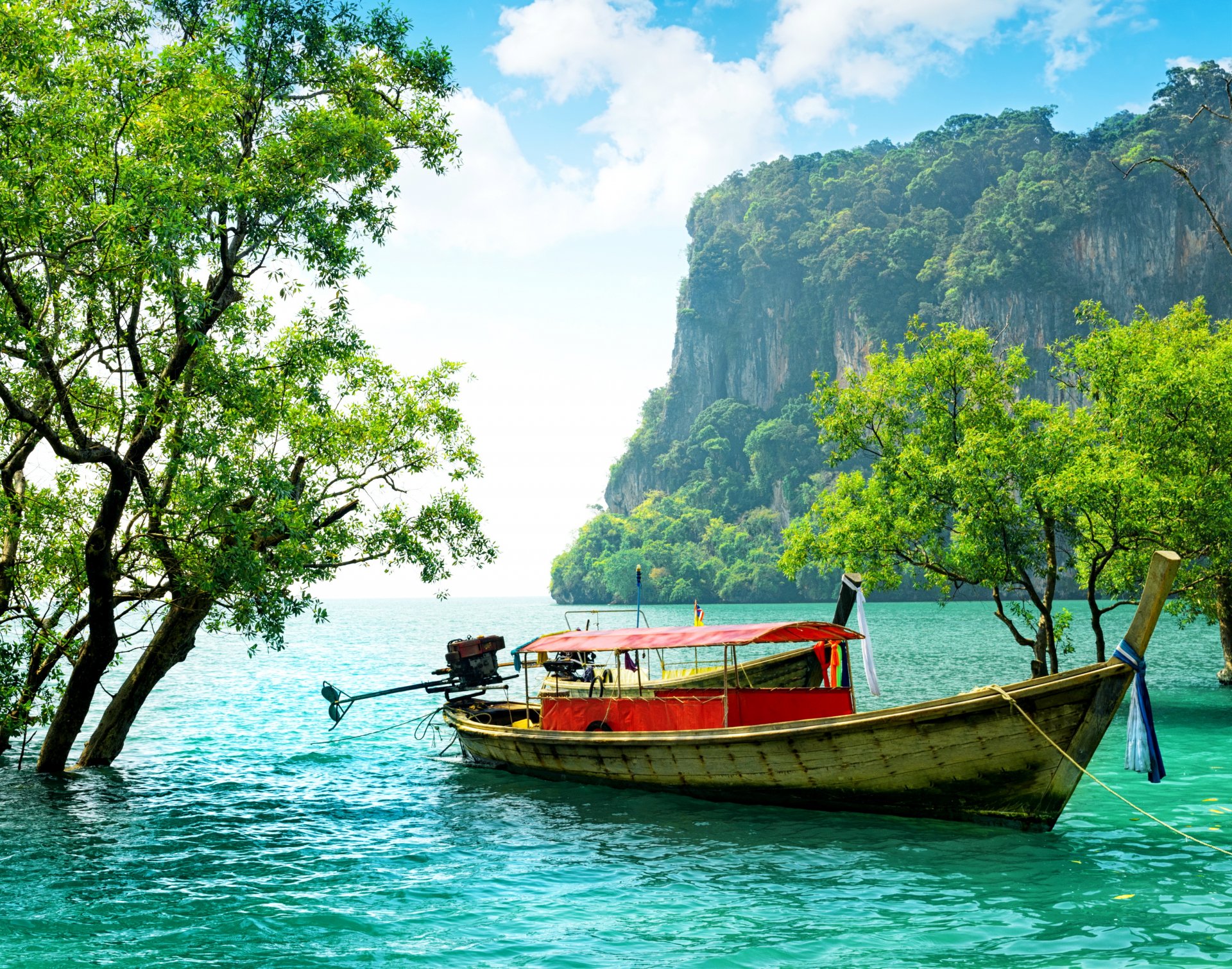 fishing boats shore beach sea boat tropic