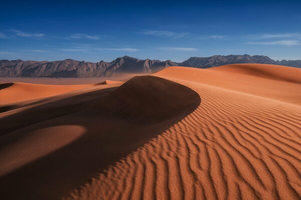Песчаные дюны, пустыня, барханы