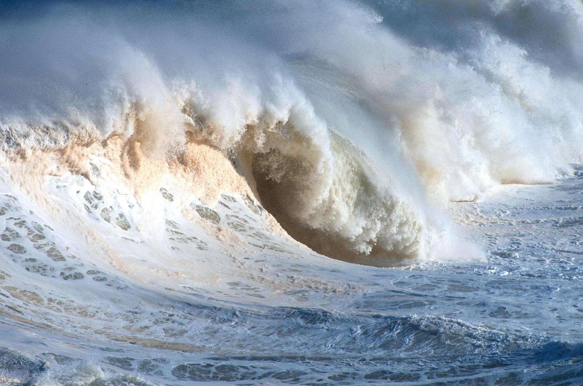 mar océano onda peine espray espuma