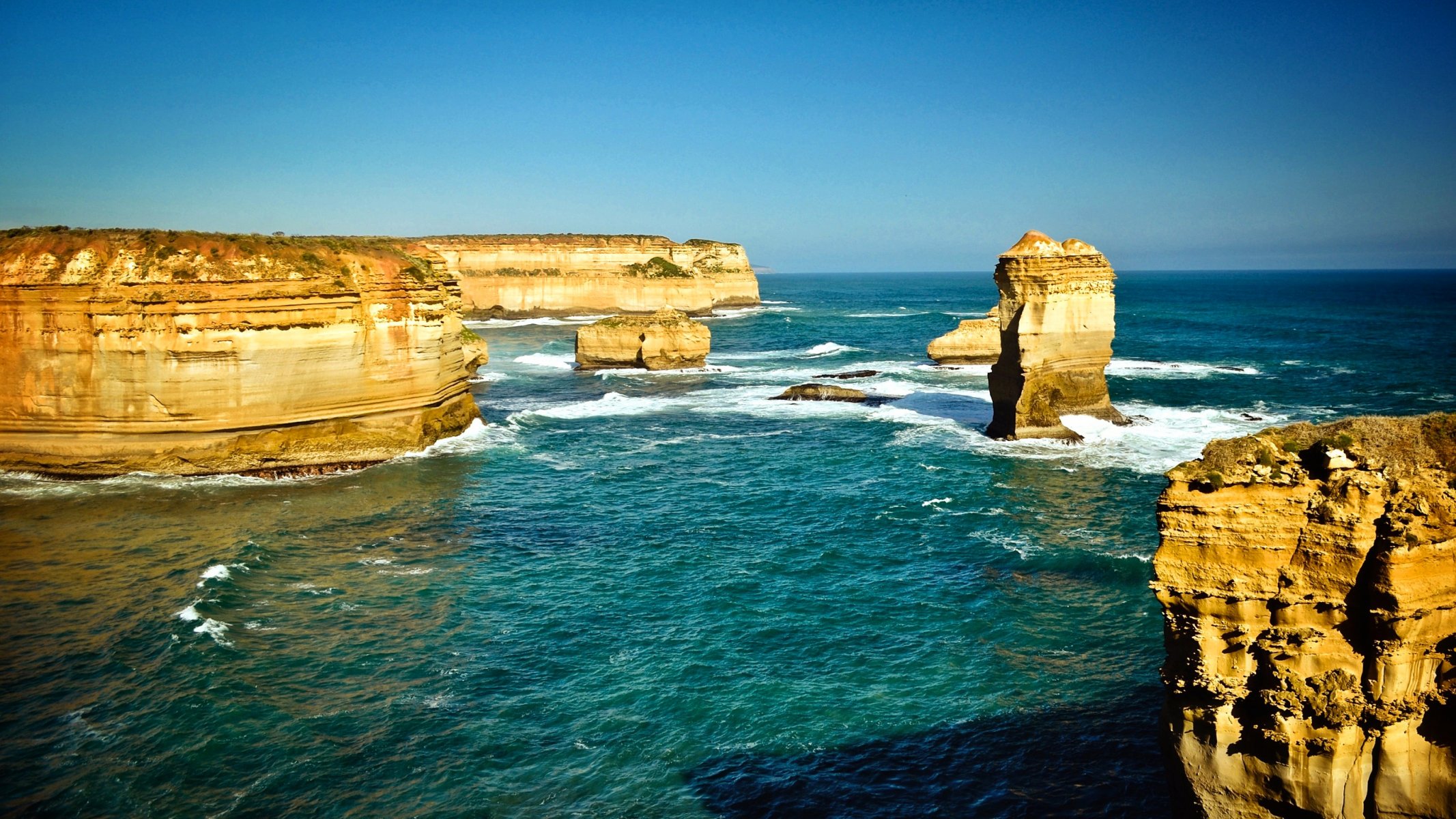 victoria australien himmel meer ozean küste klippe felsen