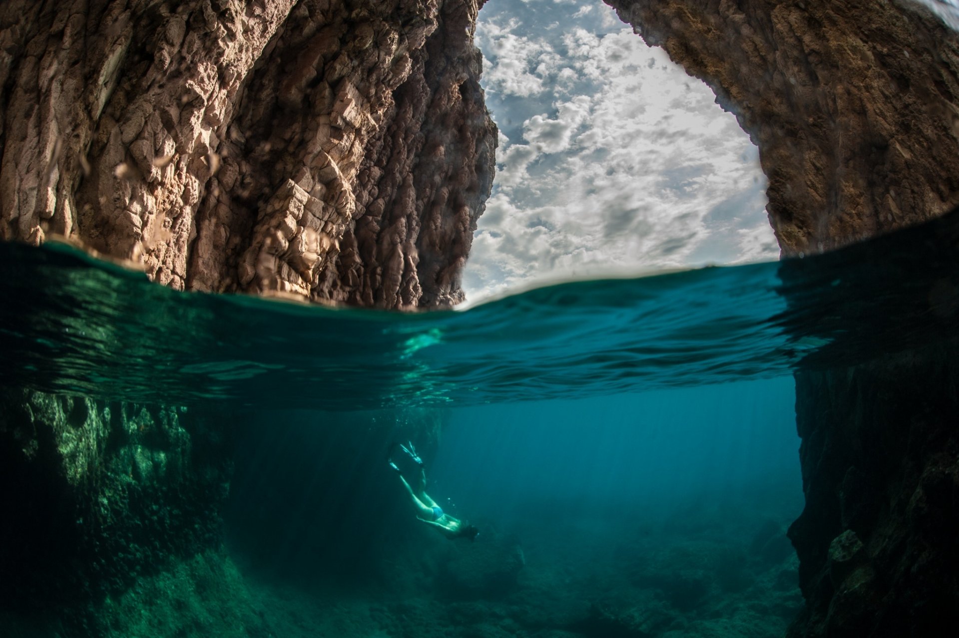 mar agua rocas mundo submarino naturaleza