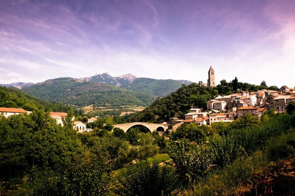 Travel around the world - Italian village