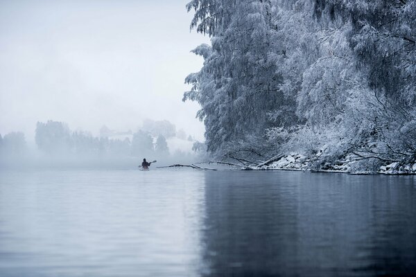 Wintersee Fülke Ackerhusw in Norwegen