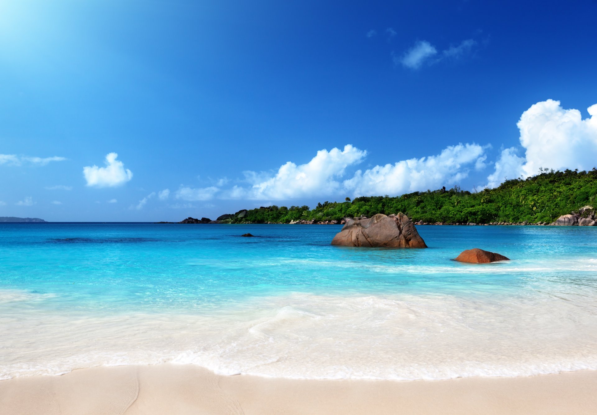 strand meer ozean sommer sand sonne tropen ufer