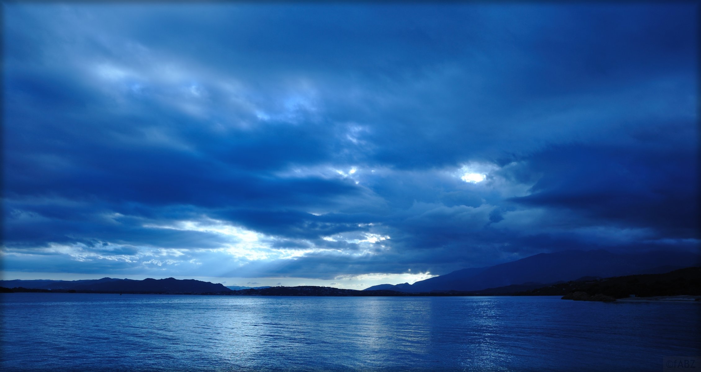 meer corse blau sonnenuntergang korsika sonnenuntergang