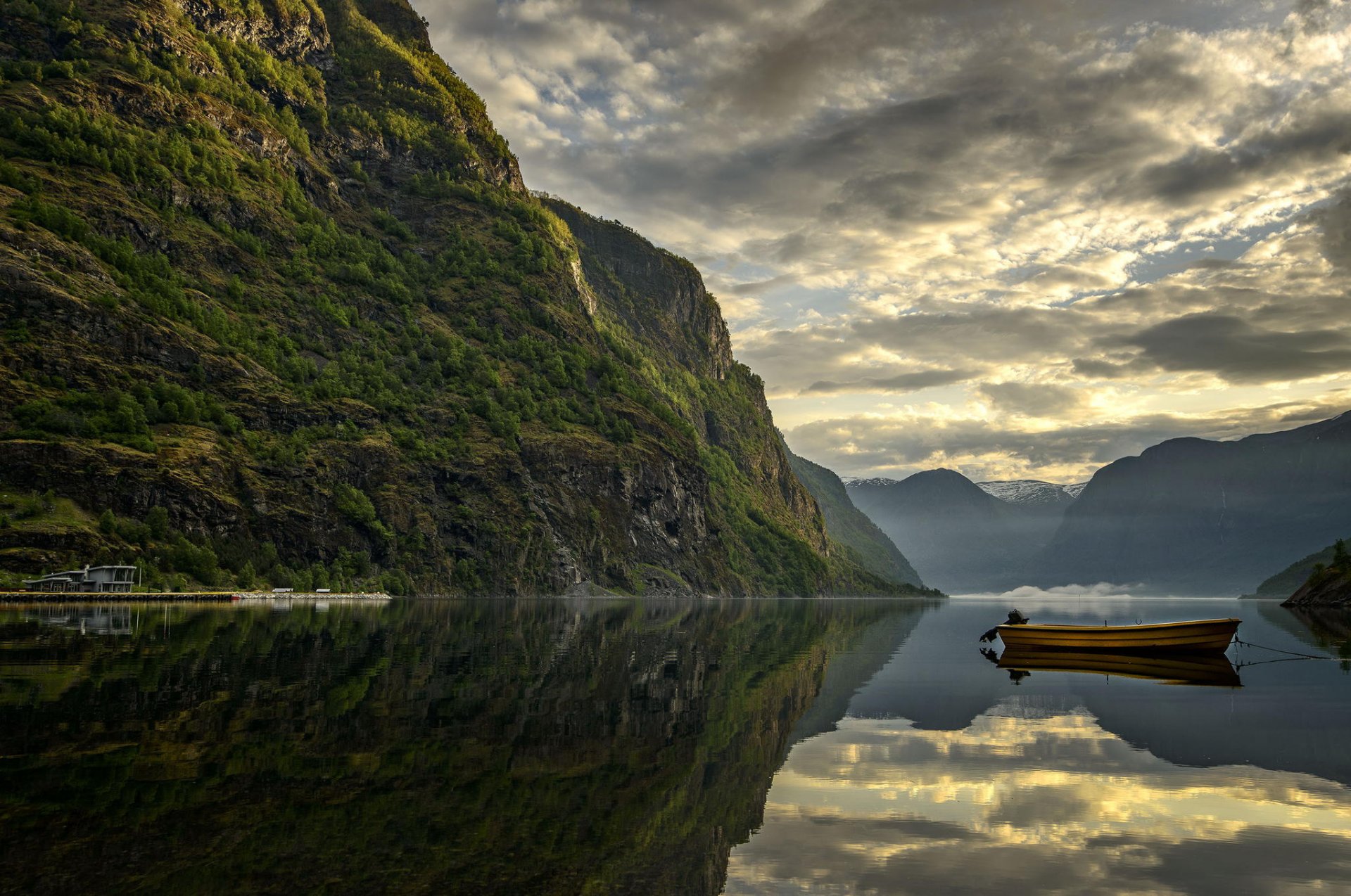 Центральная Норвегия природа фьорды
