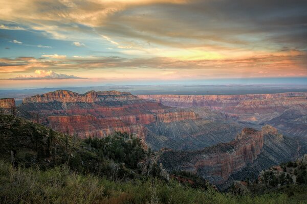 Paysage naturel du parc National du grand Canyon