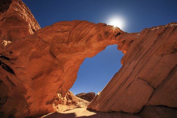 The Valley of Fire is located in Nevada