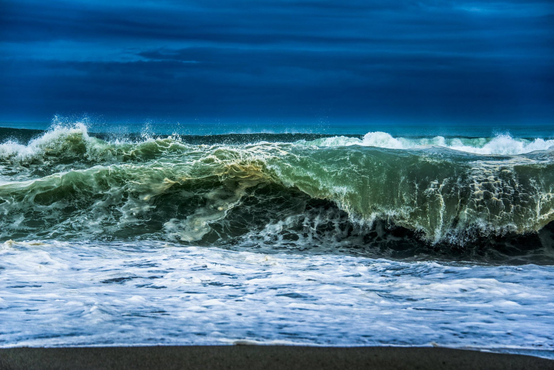 océan vague nature mousse plage