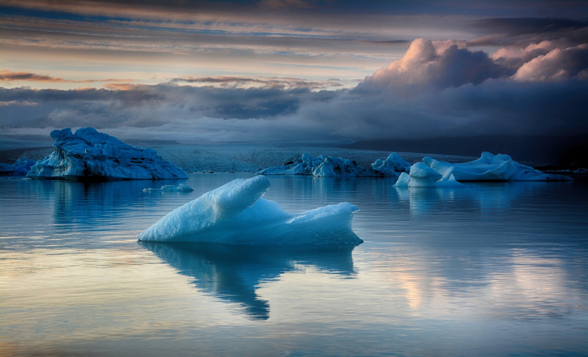 islande glacier lagune glace bleue