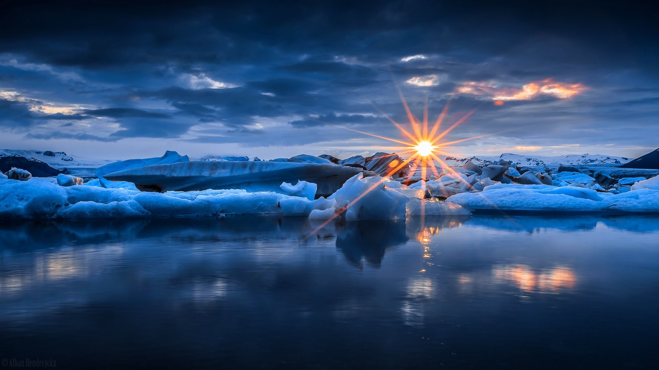 natur winter schnee eis strahlen himmel wolken sonnenuntergang sonne meer wasser winter