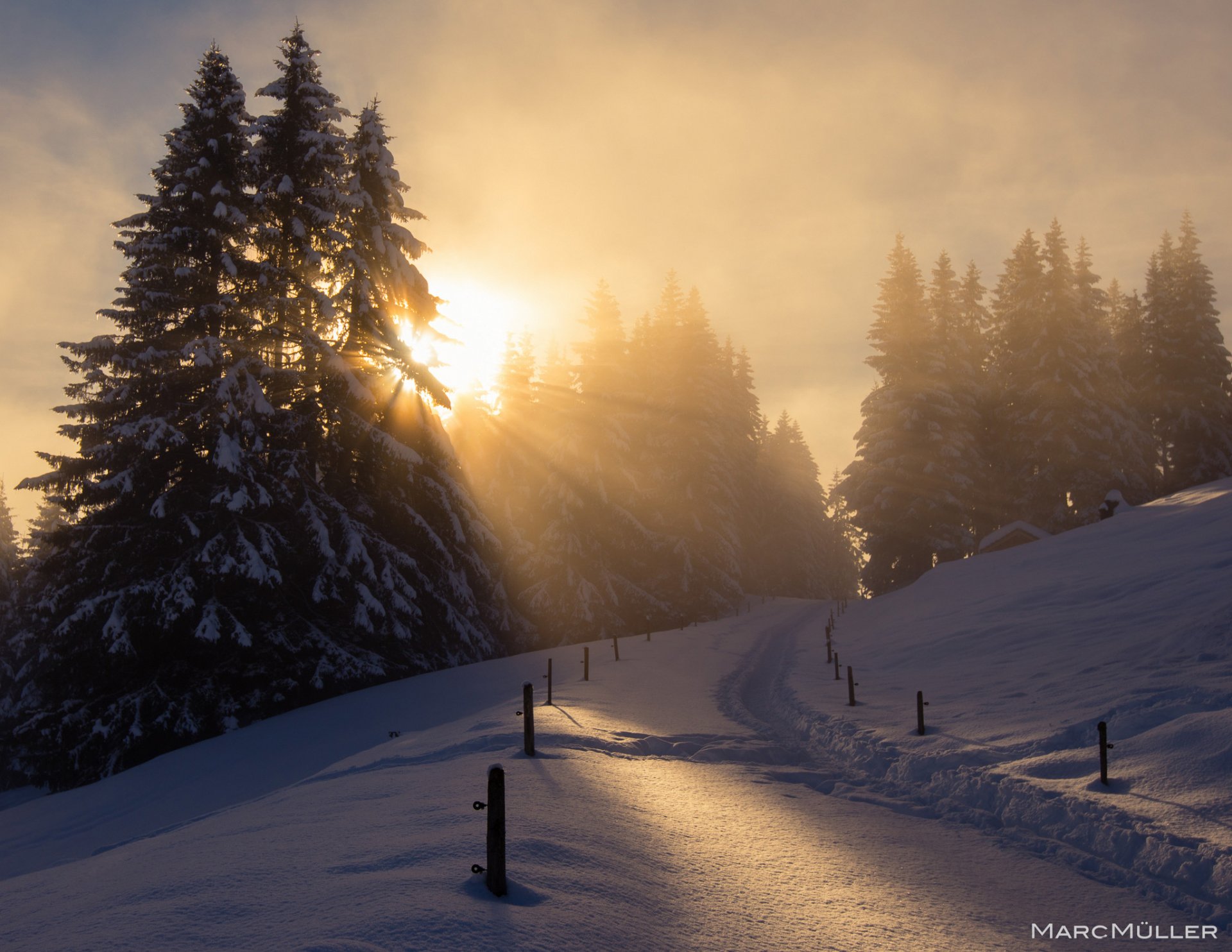 france hiver neige soleil lumière décembre