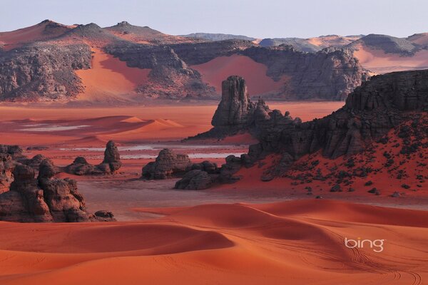 Desert in Tassili National Park