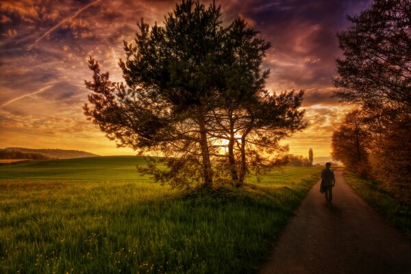 Idées de voyage sur le chemin du coucher du soleil