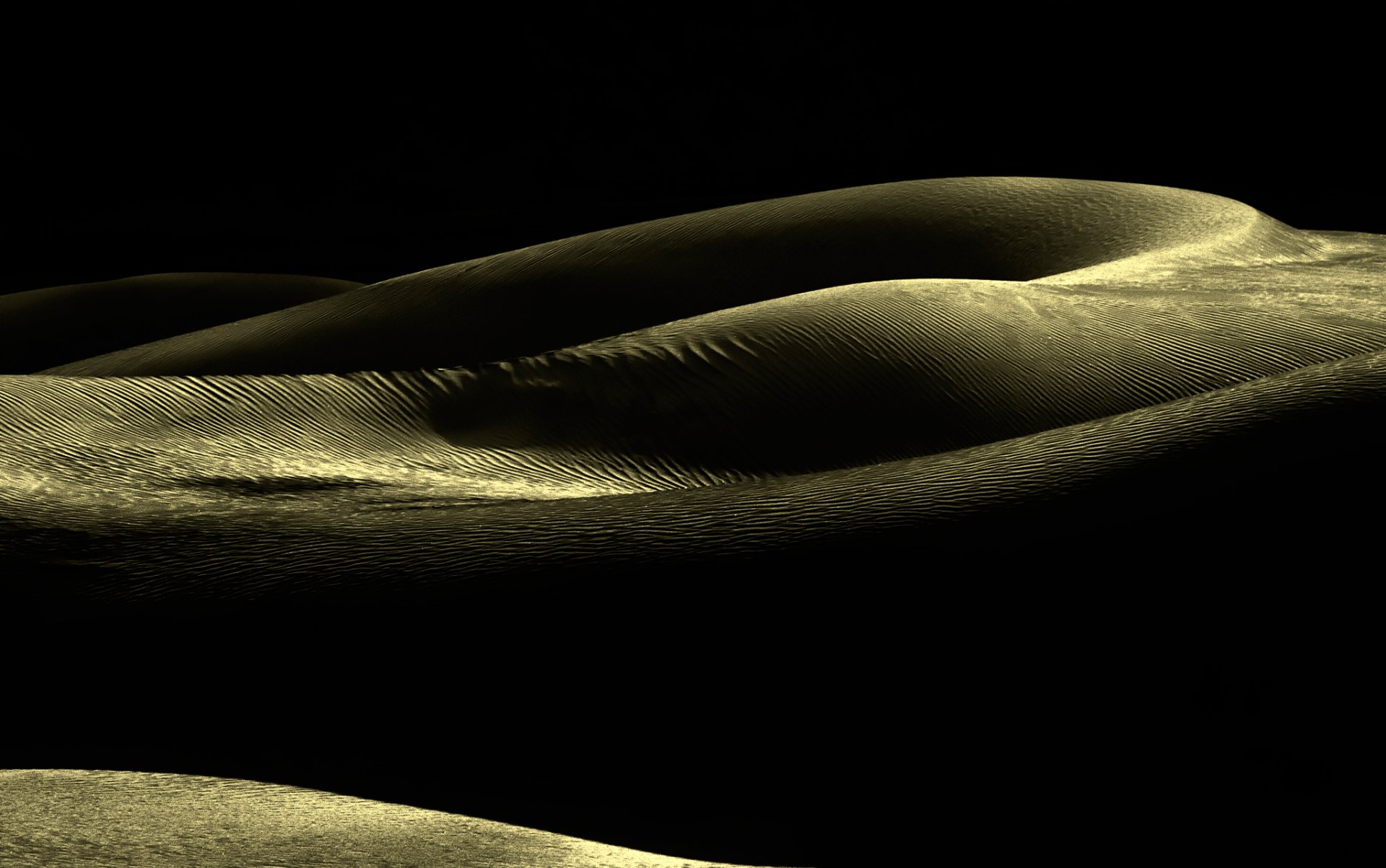 dunes sand line bend