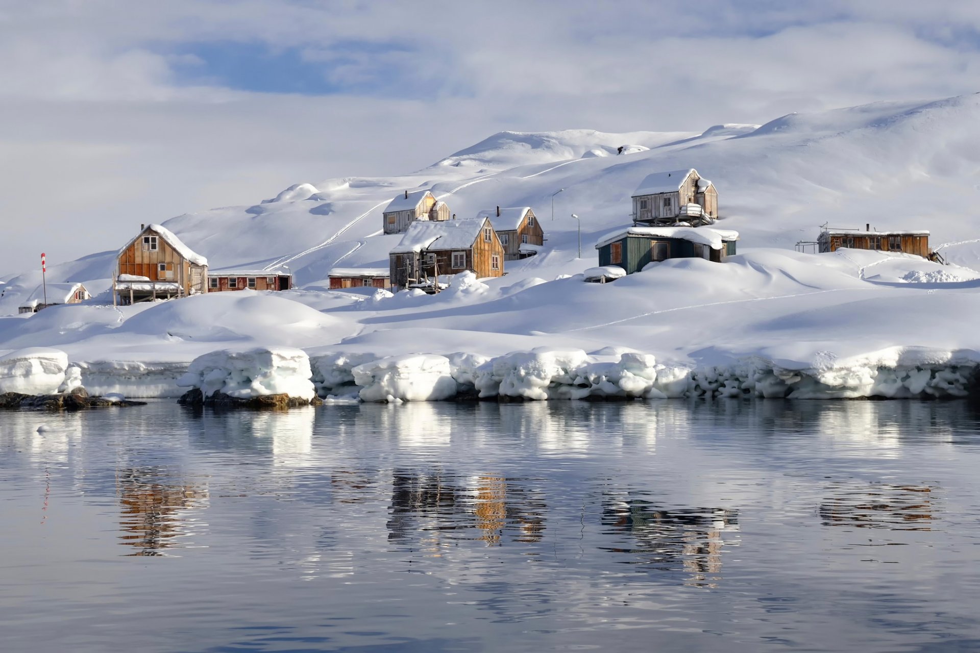 greenland village house