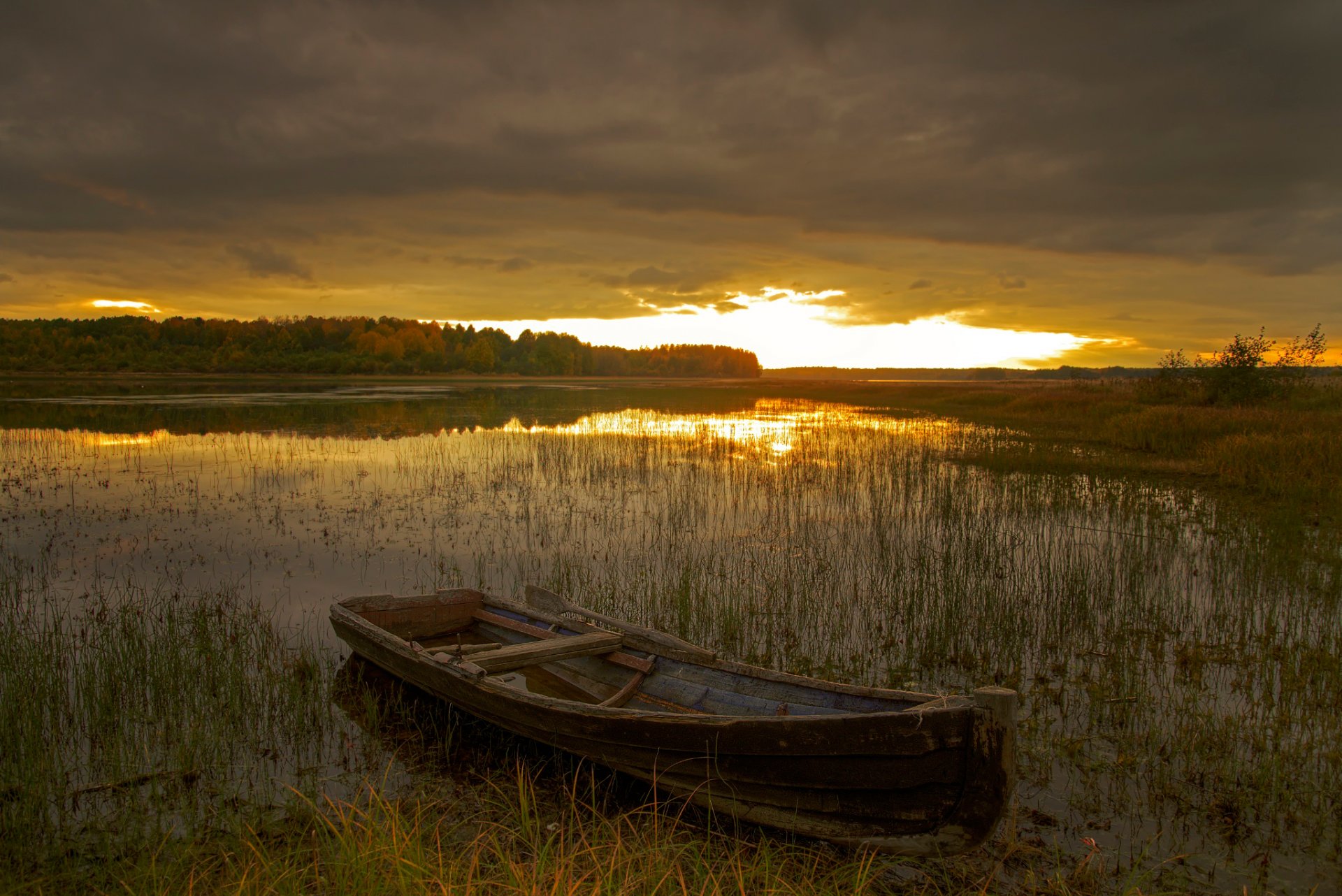 kenoserie sonnenuntergang russland norden