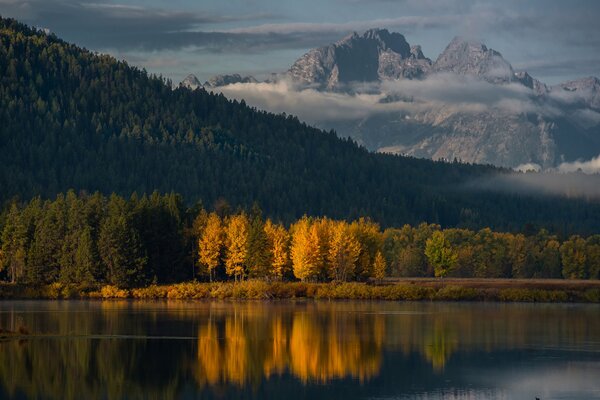 Landschaftsmorgen im Wyoming National Park