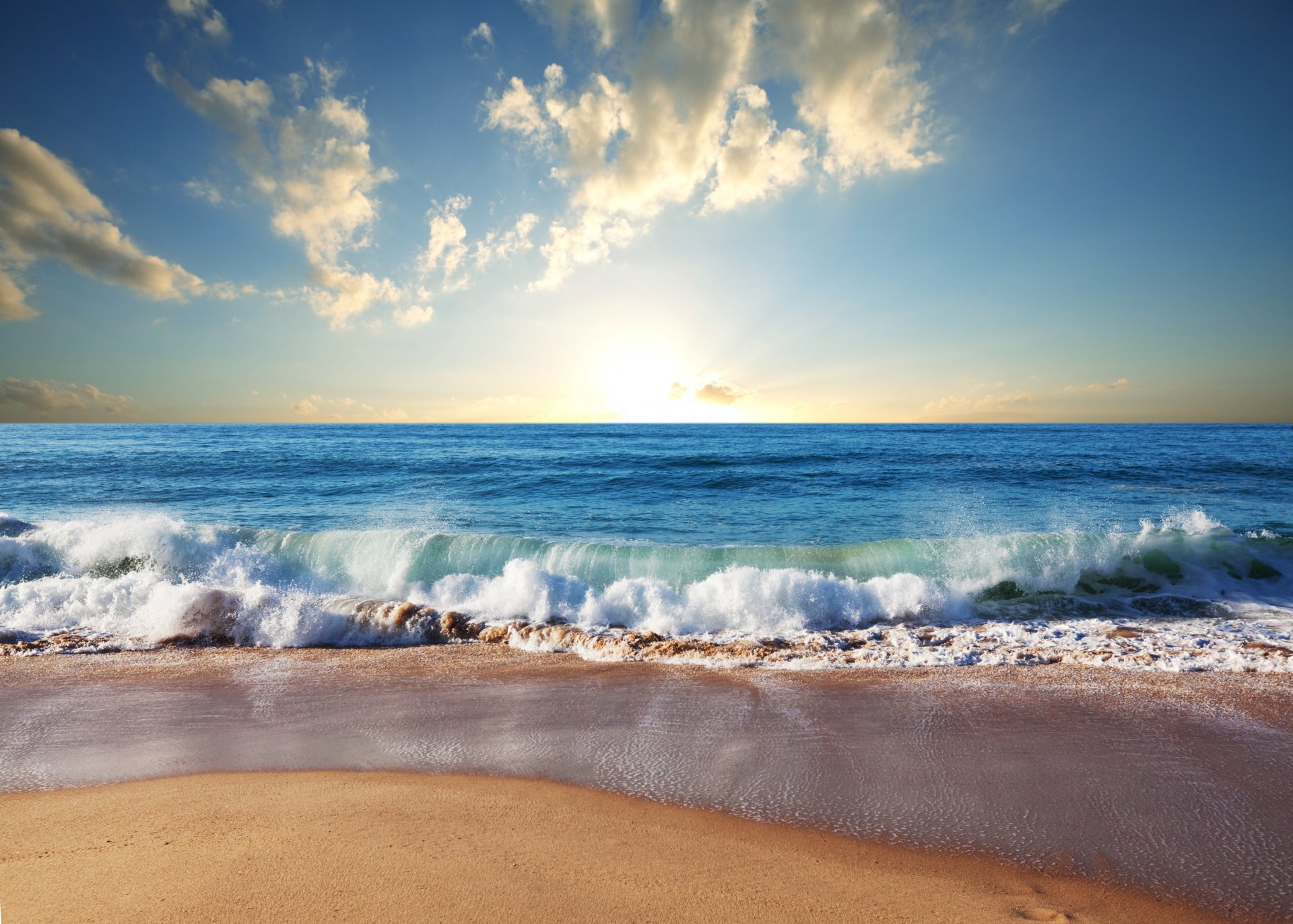 playa arena mar olas