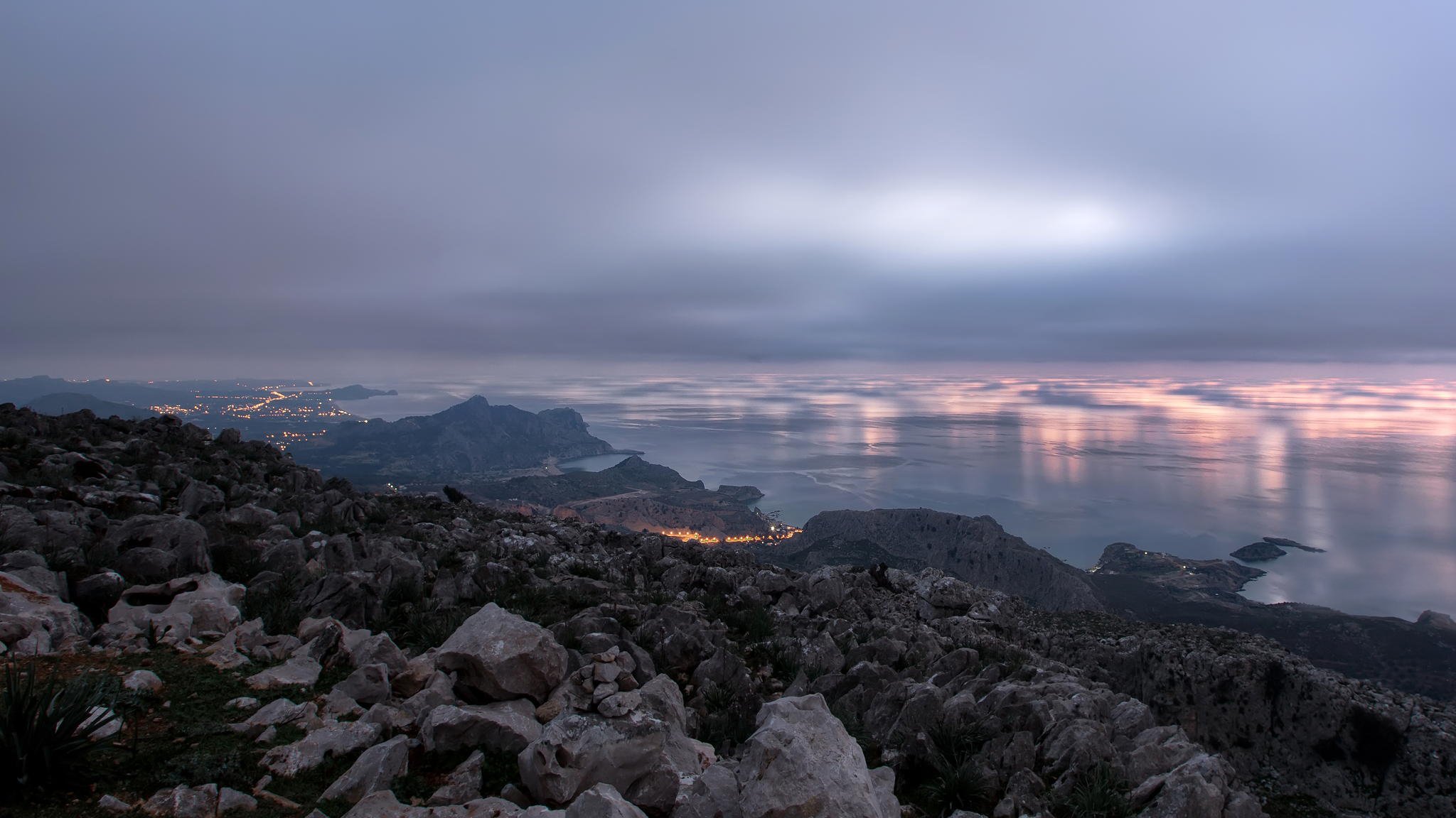 grèce rhodes lever du soleil