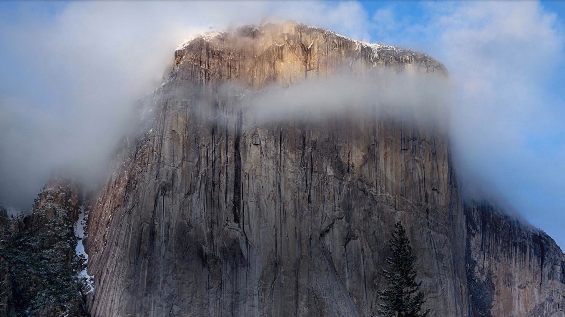 yosemite apple mac góra mgła