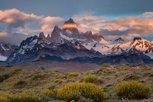 Der Mount Fitz Roy ist die Grenze zwischen Argentinien und Patagonien