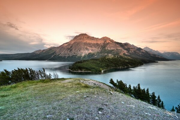 Parc National des lacs de Waterton au Canada