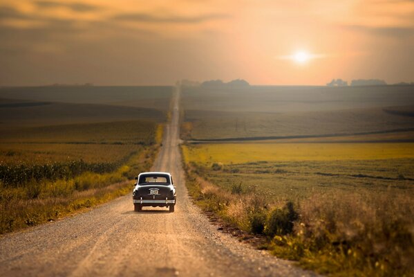 Strada verso il cielo, in stile anni 60