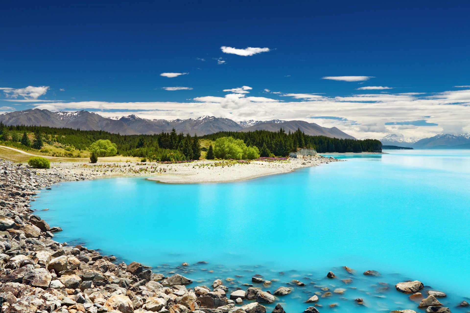 montagne lago natura nz nuova zelanda