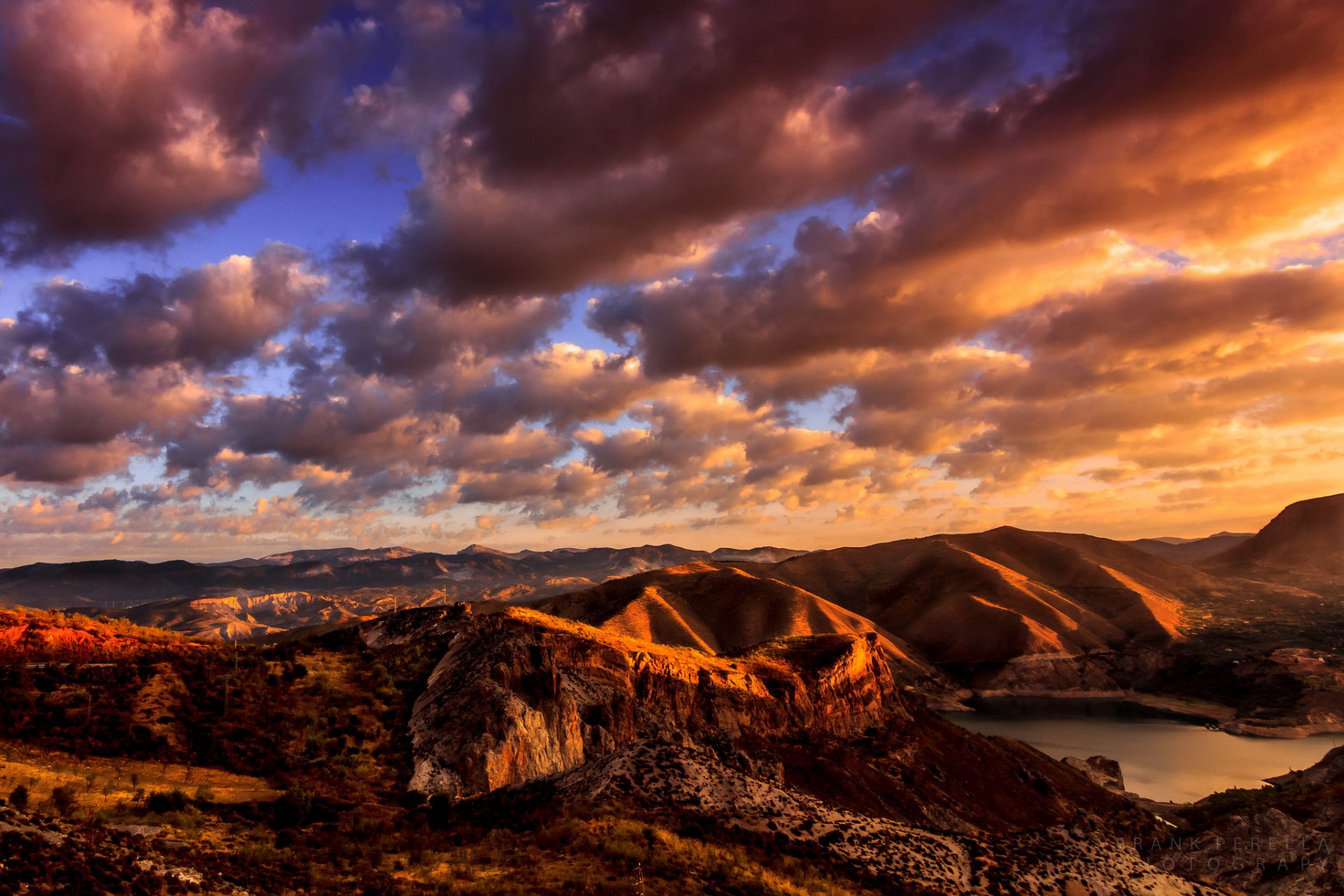 united states california mountain sierra nevada lake clouds morning