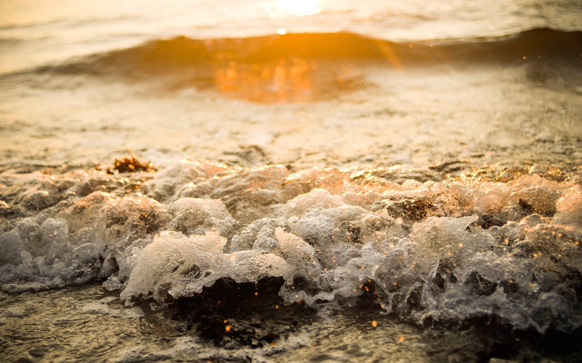 natura morze plaża piasek fale