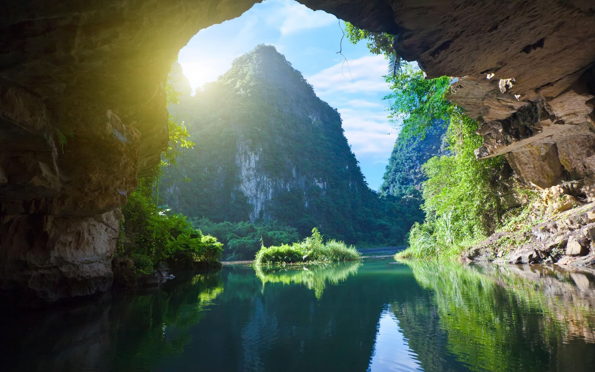 rocce rocce fiume natura vietnam