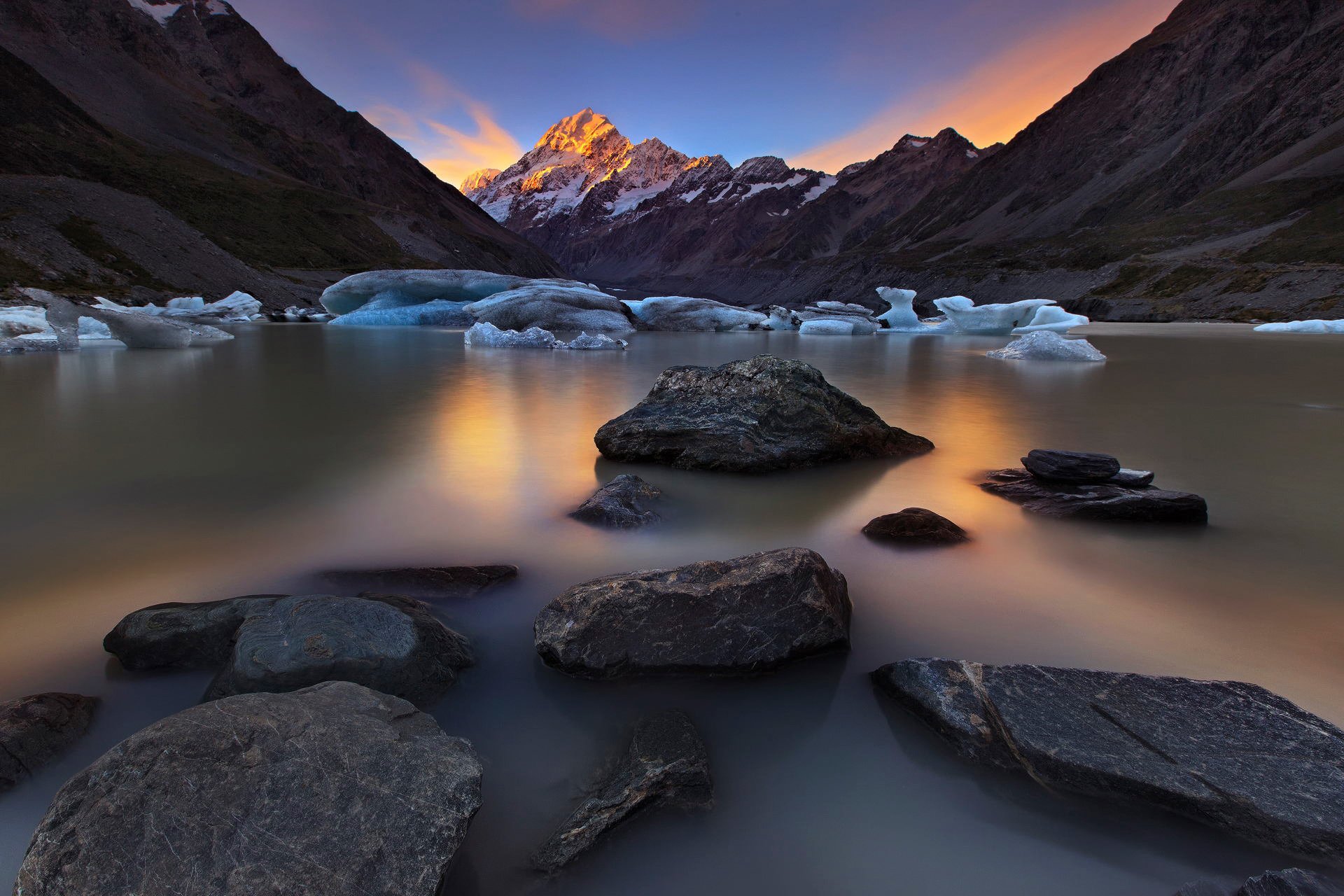 mount cook national park new zealand