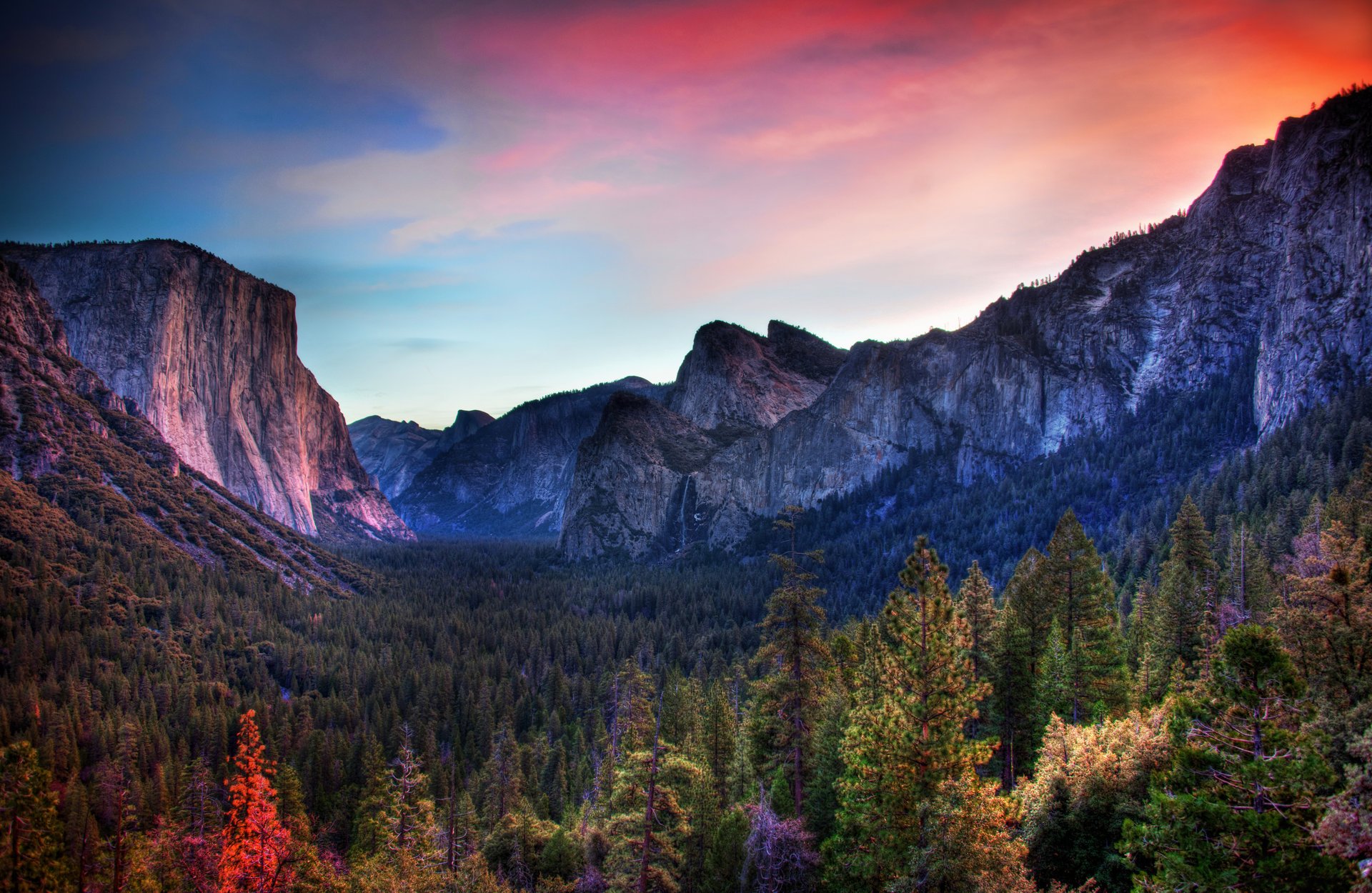 yosemite national park california valley rock mountain