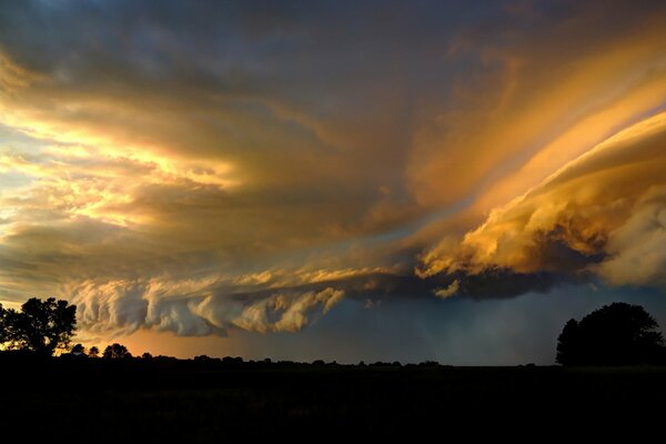 Kansas, Cumulus-Wolken