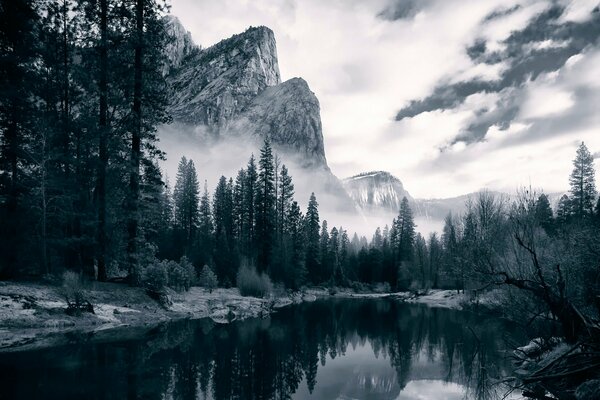 Paysage du parc National de Yosemite