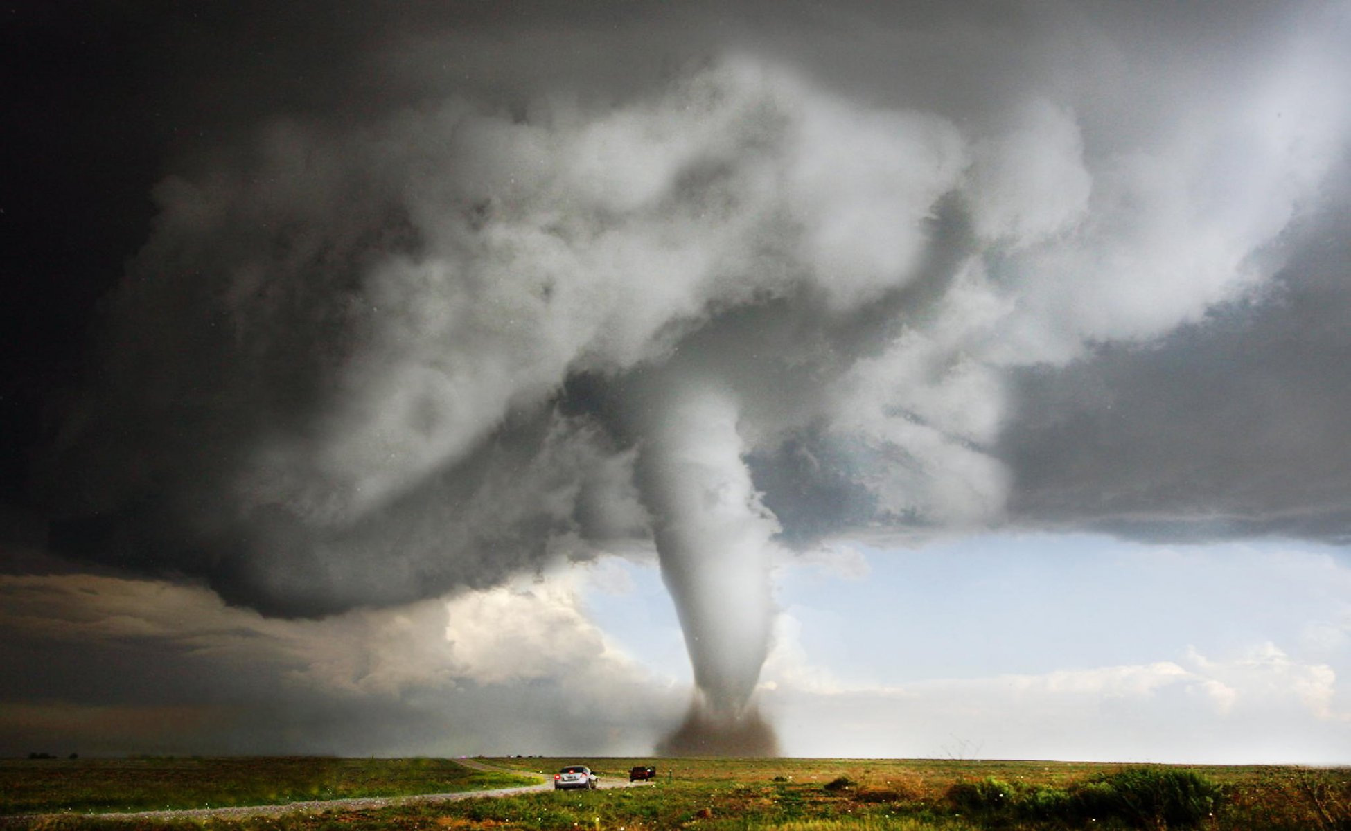 huracán tornado carretera campo tornado ee.uu.