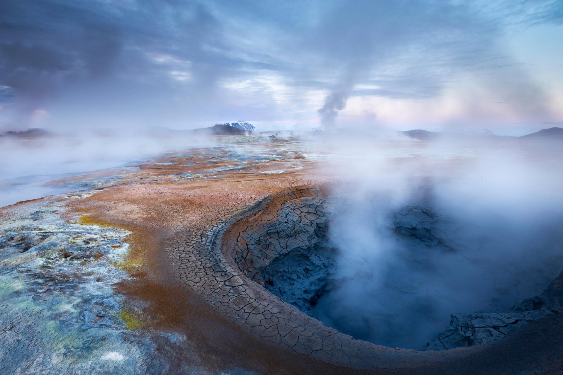 islandia geotérmica fuente